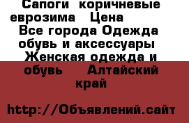 Сапоги ,коричневые еврозима › Цена ­ 1 000 - Все города Одежда, обувь и аксессуары » Женская одежда и обувь   . Алтайский край